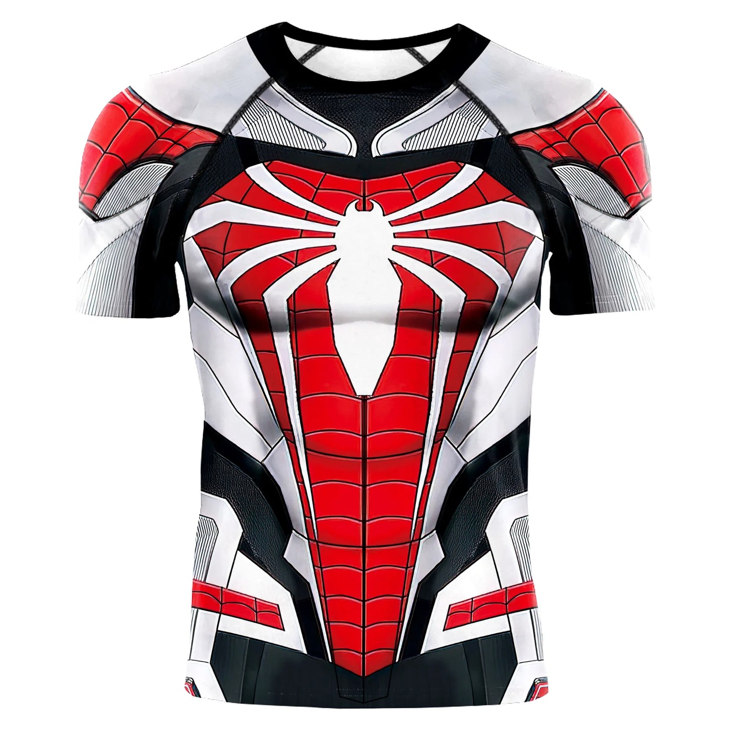 Compression Shirts for Men Short Sleeve Comics Spider Cosplay T-Shirt Super hero Top Elastic Fitness Sportwear Halloween Clothes